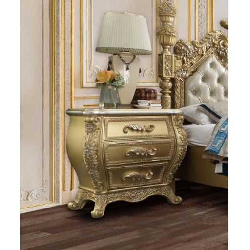 Cabriole - Nightstand - Gold - R&R Furniture Gallery (Fountain Valley, CA)