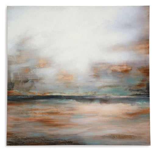 Weatheridge - Wall Art - Grey / Gold - R&R Furniture Gallery (Fountain Valley, CA)