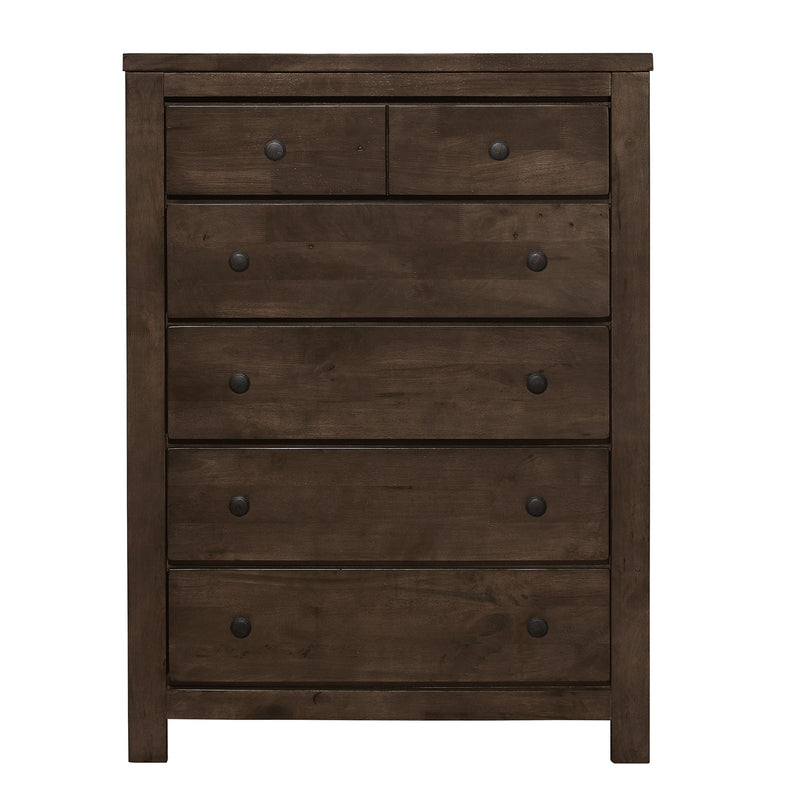 5 Drawer Chest, 1 Piece - Brown - R&R Furniture Gallery (Fountain Valley, CA)
