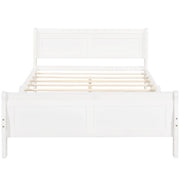 Platform Bed Frame Mattress Foundation Sleigh Bed With Headboard / Footboard / Wood Slat Suppor - R&R Furniture Gallery (Fountain Valley, CA)