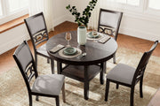 Langwest - Dining Room Table Set (Set of 5) - Brown - R&R Furniture Gallery (Fountain Valley, CA)