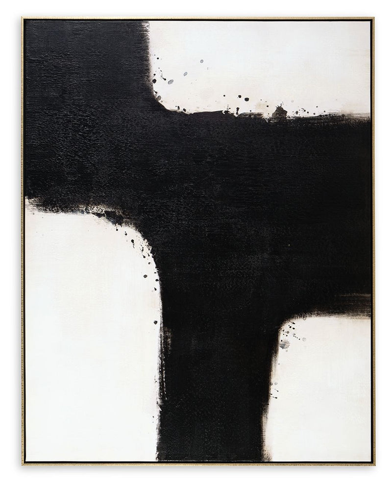 Reighlea - Wall Art - Black / White - R&R Furniture Gallery (Fountain Valley, CA)