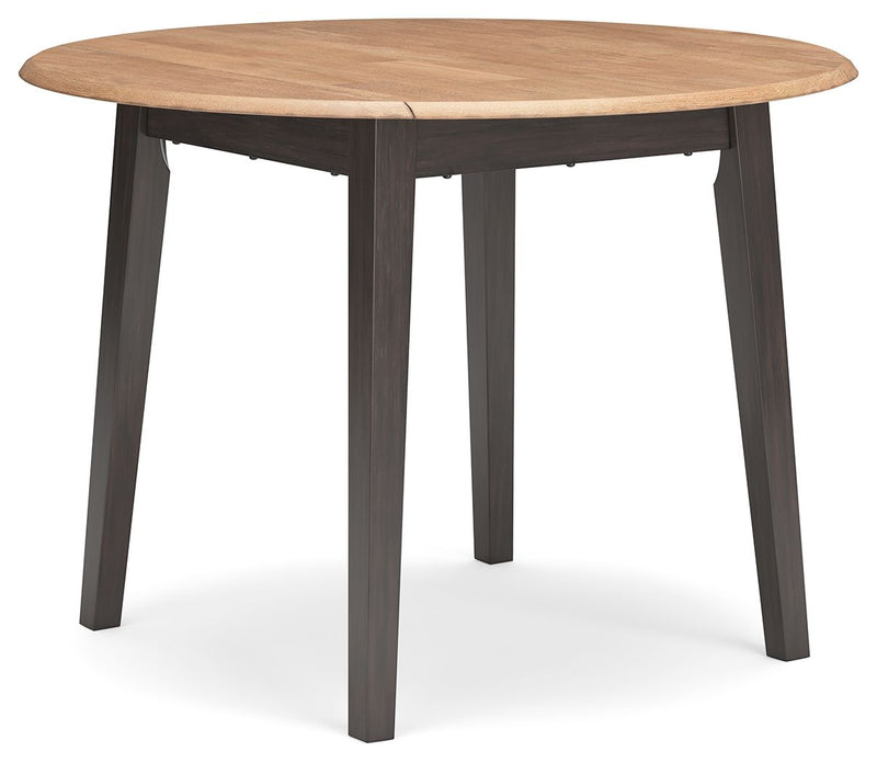 Gesthaven - Round Dining Room Drop Leaf Table - R&R Furniture Gallery (Fountain Valley, CA)