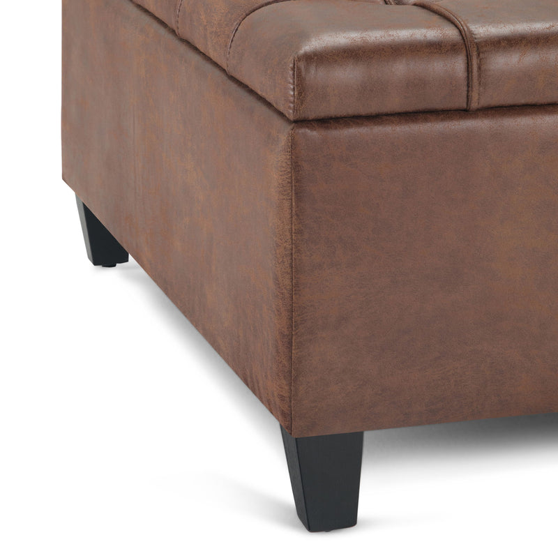 Harrison - Upholstered Coffee Table Storage Ottoman - R&R Furniture Gallery (Fountain Valley, CA)