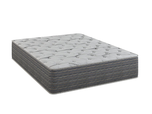 Golden Mattress Dream Flex 13.5-inch two-sided plush hybrid mattress with soft fabric and supportive layers.