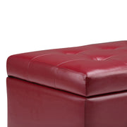 Cosmopolitan - Upholstered Storage Ottoman - R&R Furniture Gallery (Fountain Valley, CA)