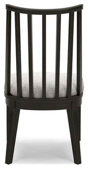 Galliden - Dining Upholstered Side Chair (Set of 2) - Black - R&R Furniture Gallery (Fountain Valley, CA)