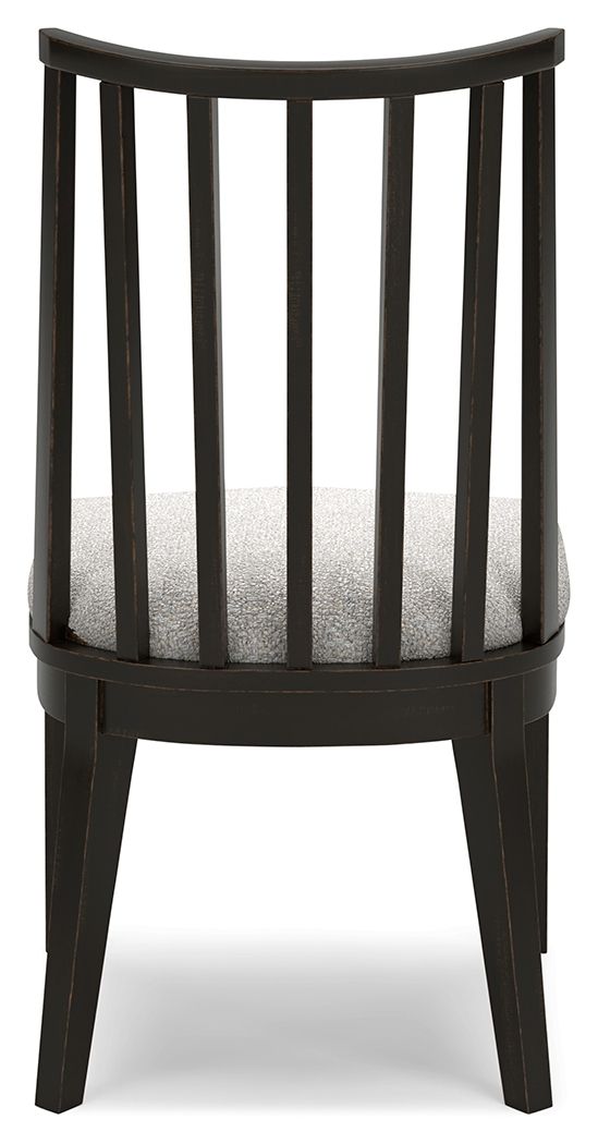 Galliden - Dining Upholstered Side Chair (Set of 2) - Black - R&R Furniture Gallery (Fountain Valley, CA)