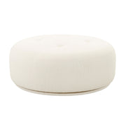 Fickle - Swivel Ottoman - Cream - R&R Furniture Gallery (Fountain Valley, CA)