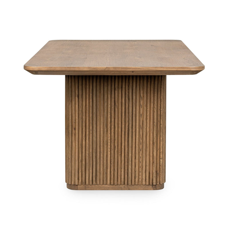 Vander - Oak Wood 84" Dining Table - R&R Furniture Gallery (Fountain Valley, CA)