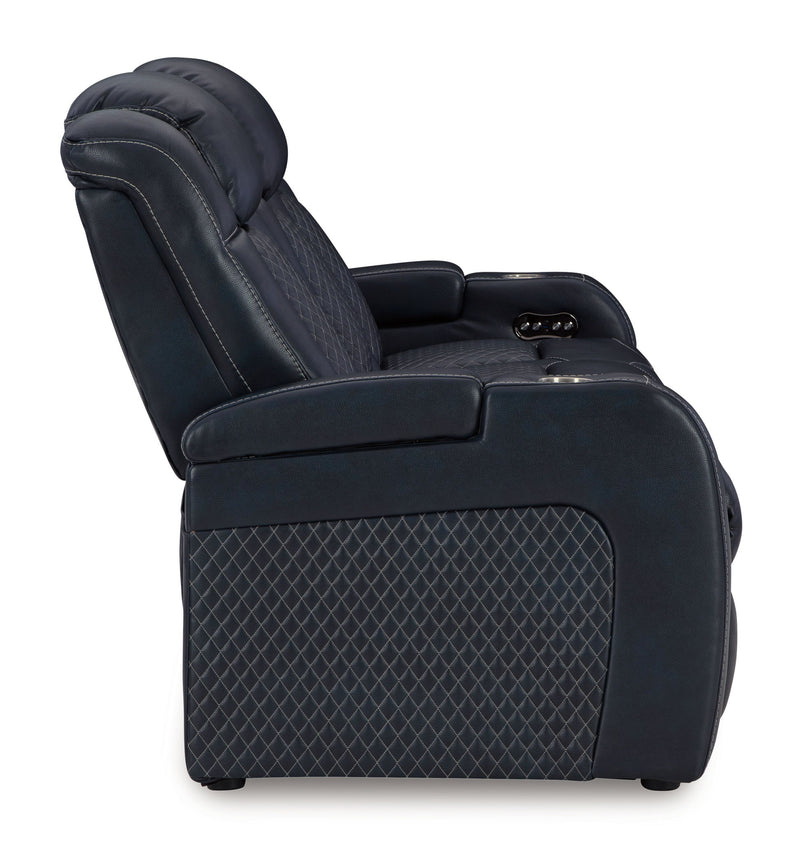 Fyne-dyme - Power Reclining Sofa With Adj Headrest - R&R Furniture Gallery (Fountain Valley, CA)