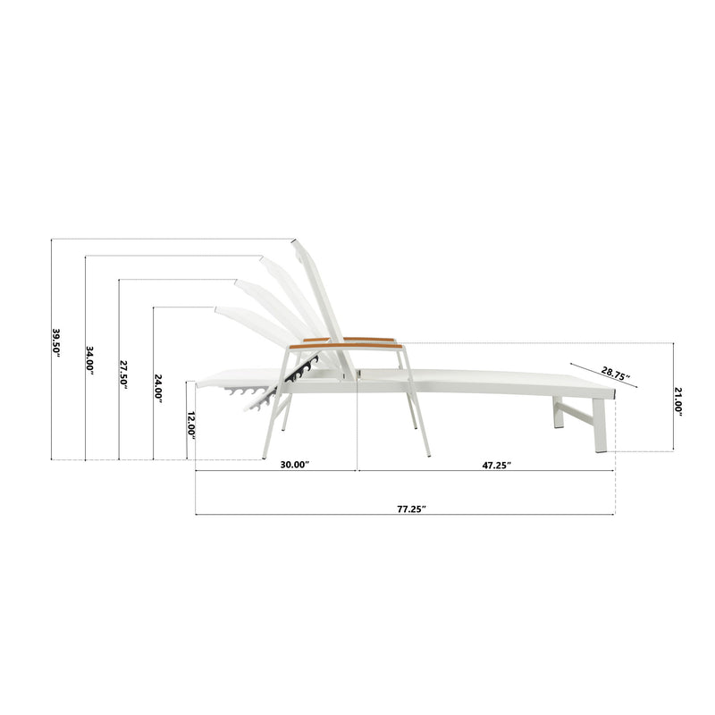 Oaxton - Chaise Lounge - R&R Furniture Gallery (Fountain Valley, CA)