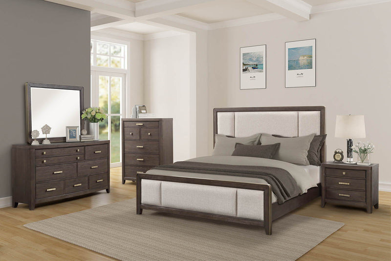 Dresser Cedar Lined Bottom Drawers - Antique Brown - R&R Furniture Gallery (Fountain Valley, CA)