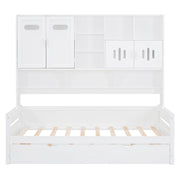 Daybed With All-In-One Cabinet And Shelf - R&R Furniture Gallery (Fountain Valley, CA)