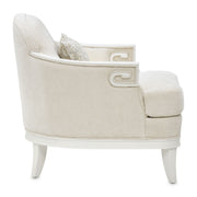 La Marisia - Chenille Matching Chair - Tranquil / Creamy Pearl - R&R Furniture Gallery (Fountain Valley, CA)