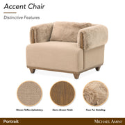 Portrait - Accent Chair - Toffee / Sienna Brown - R&R Furniture Gallery (Fountain Valley, CA)