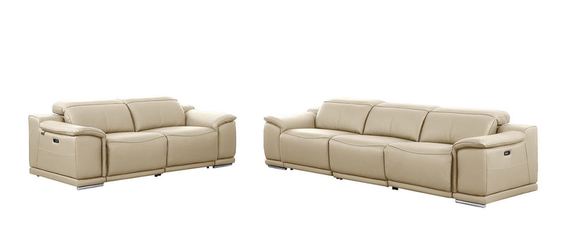 9762 - 5-Piece Modular Power Reclining Sofa And Loveseat Set 5 Power Recliners In