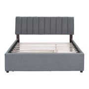 Upholstered Platform Bed With Trundle - R&R Furniture Gallery (Fountain Valley, CA)