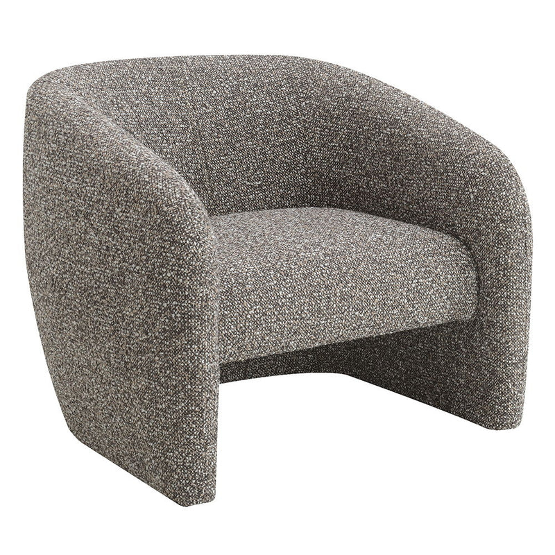 Livia - Accent Chair - Brown & Gray Tweed - R&R Furniture Gallery (Fountain Valley, CA)