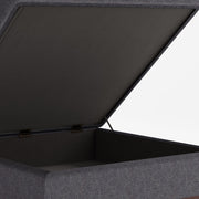 Owen - Square Coffee Table Storage Ottoman - Slate Gray - R&R Furniture Gallery (Fountain Valley, CA)
