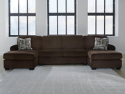 Kimlee Sectional with Double Chaise - R&R Furniture Gallery (Fountain Valley, CA)