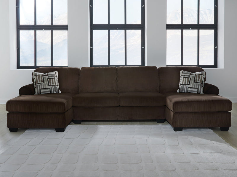 Kimlee Sectional with Double Chaise - R&R Furniture Gallery (Fountain Valley, CA)