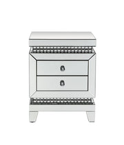 Lotus - Accent Table - Mirrored & Faux Ice Cube Crystals - R&R Furniture Gallery (Fountain Valley, CA)