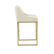 Lisa - Velvet Counter Stool - R&R Furniture Gallery (Fountain Valley, CA)