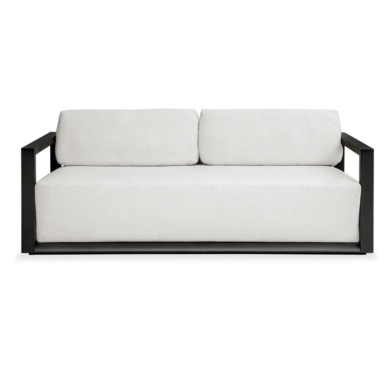 Remsen - Outdoor Sofa - Black / Oyster