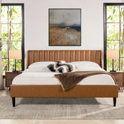 Aspen - Vertical Tufted Modern Headboard Platform Bed Set - R&R Furniture Gallery (Fountain Valley, CA)