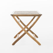 Blissique - Outdoor Foldable Wood Dining Table With Slat Design - R&R Furniture Gallery (Fountain Valley, CA)