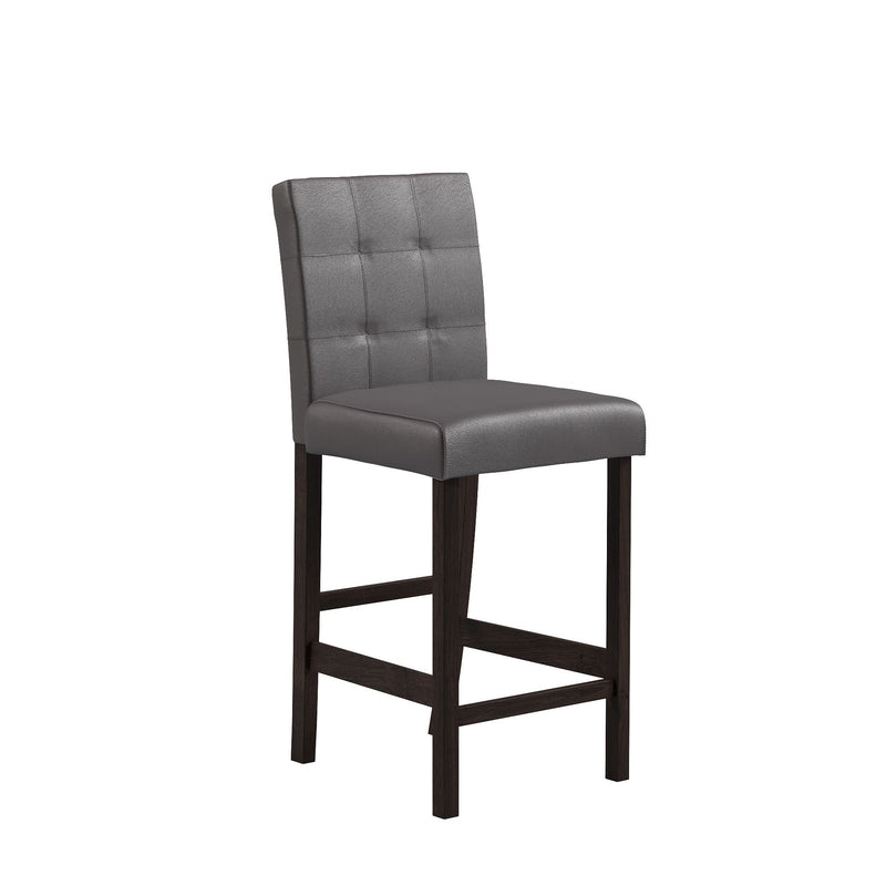 Leon - Bar Table And 4 Bar Stools - Espresso / White - R&R Furniture Gallery (Fountain Valley, CA)