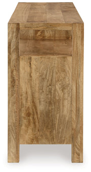 Hudwick - Accent Cabinet - Natural Brown - R&R Furniture Gallery (Fountain Valley, CA)