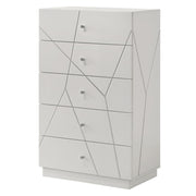 Esther - Chest - White / Silver - R&R Furniture Gallery (Fountain Valley, CA)