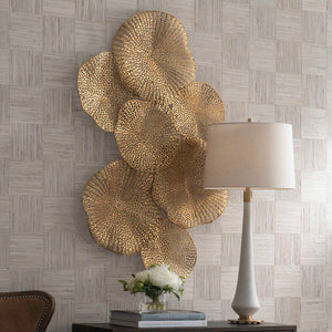 Uttermost Ripley metal wall art decor featuring modern abstract design in silver and black finish.