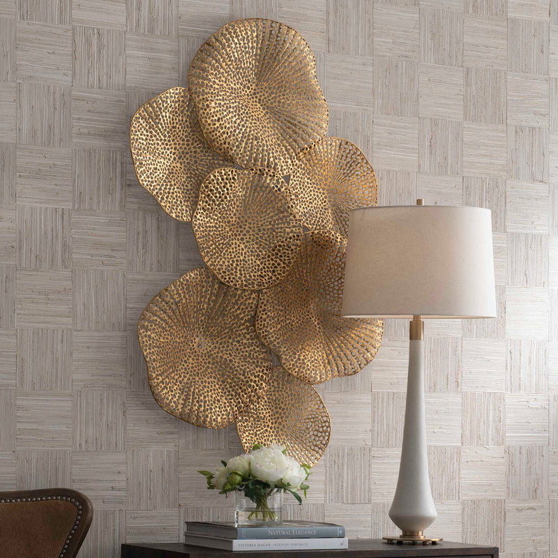 Uttermost Ripley metal wall art decor featuring modern abstract design in silver and black finish.