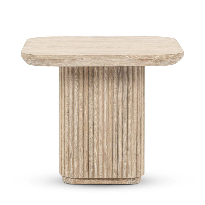 Vander - Solid Wood Square End Table - R&R Furniture Gallery (Fountain Valley, CA)