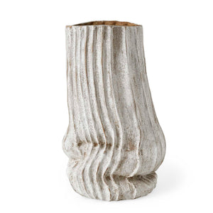 Puddle - Vase - Brown / White