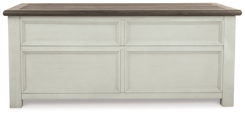 Bolanburg - Lift Top Cocktail Table - White / Brown / Beige - R&R Furniture Gallery (Fountain Valley, CA)