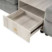 Modular Sofa Couch With Storage Armrest And Center Console - R&R Furniture Gallery (Fountain Valley, CA)