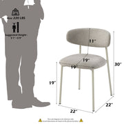 Ingram - Side Chair (Set of 2) - Light Gray - R&R Furniture Gallery (Fountain Valley, CA)
