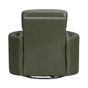 Parker Living Radius Power Swivel Glider Recliner chair in neutral fabric with plush cushioning and modern design.