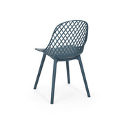 Set of two Noble House Lily chairs featuring elegant design with wooden legs and cushioned seats for stylish dining or living room.