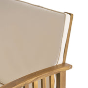 Casa - Acacia Club Chair Coastal Classic Outdoor Seating, Waterproof Fabric - R&R Furniture Gallery (Fountain Valley, CA)