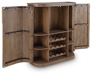 Landermont - Bar Cabinet - Medium Brown - R&R Furniture Gallery (Fountain Valley, CA)