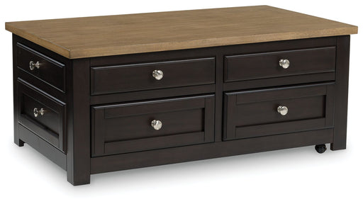 Drazmine - Lift Top Cocktail Table - Brown - R&R Furniture Gallery (Fountain Valley, CA)