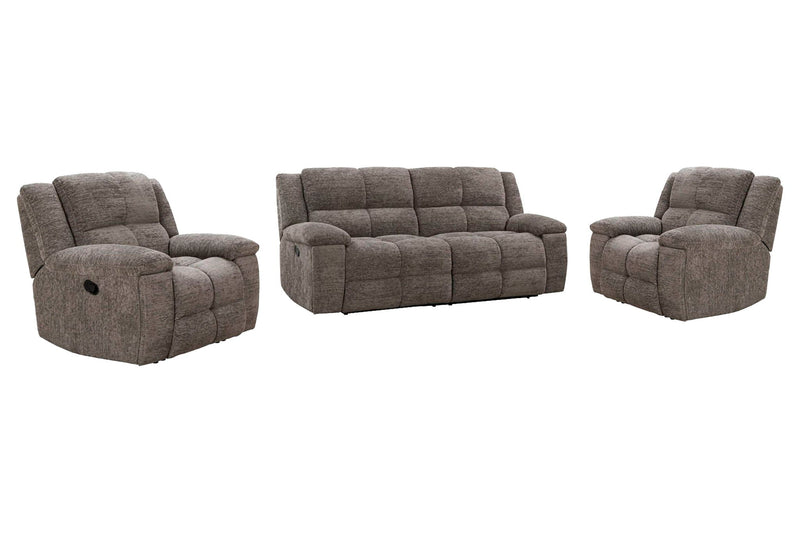 Buster - Manual Glider Reclining Sofa Set - R&R Furniture Gallery (Fountain Valley, CA)