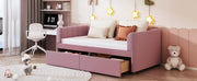 Upholstered Daybed With Ergonomic Design Backrest - R&R Furniture Gallery (Fountain Valley, CA)