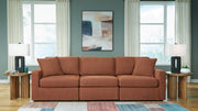 Signature Design by Ashley Modmax Spice sectional sofa, stationary sectional with plush cushions and modern design.