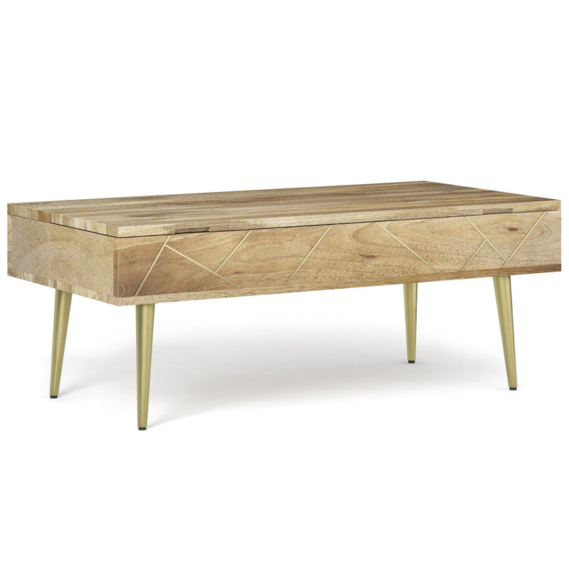 Jager - Lift Top Coffee Table Handcrafted - R&R Furniture Gallery (Fountain Valley, CA)